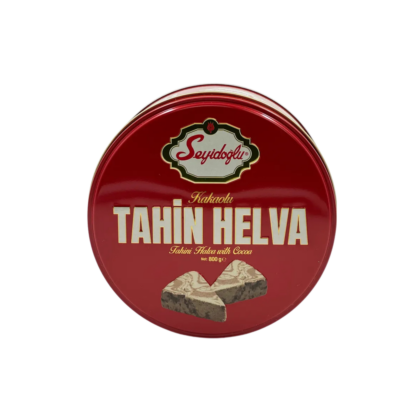 Seyidoğlu Cadeauverpakking Cacao Tahini Halva in Blikken doos 800g