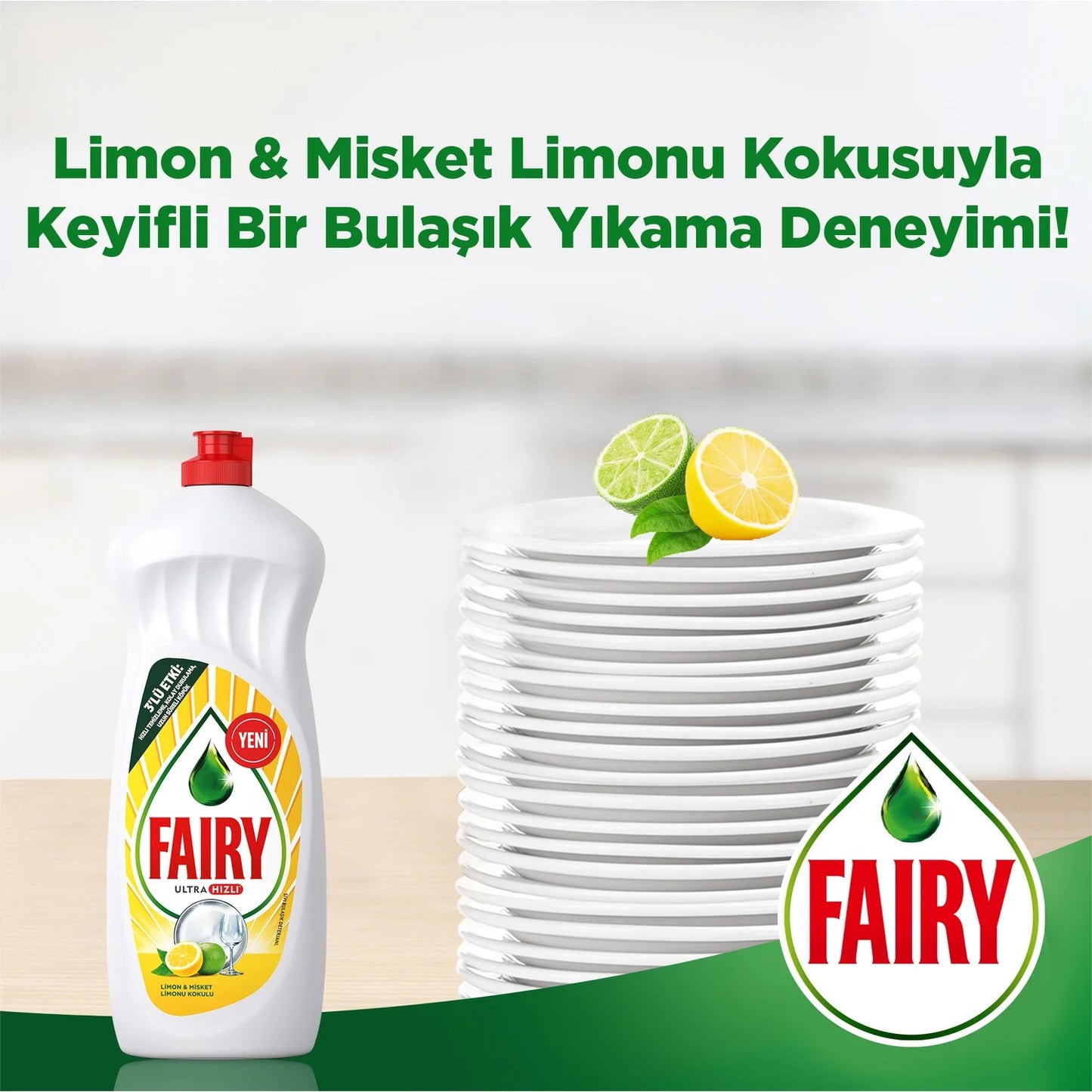 Fairy Dishwashing Liquid - Lemon 650ml