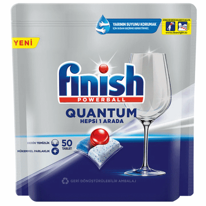 Finish Quantum Hepsi Bir Arada Bulaşık Makinesi Tableti - 50 Adet