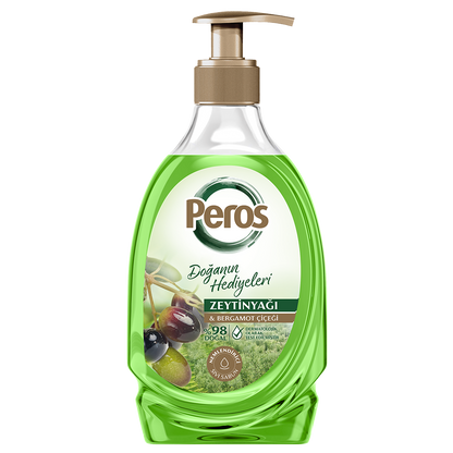 Peros Vloeibare Zeep Olijf & Bergamotbloem 400gr