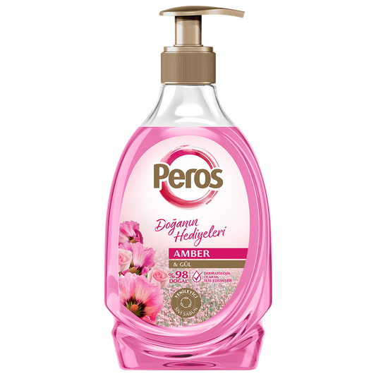 Peros Vloeibare Zeep Amber & Roos 400ml