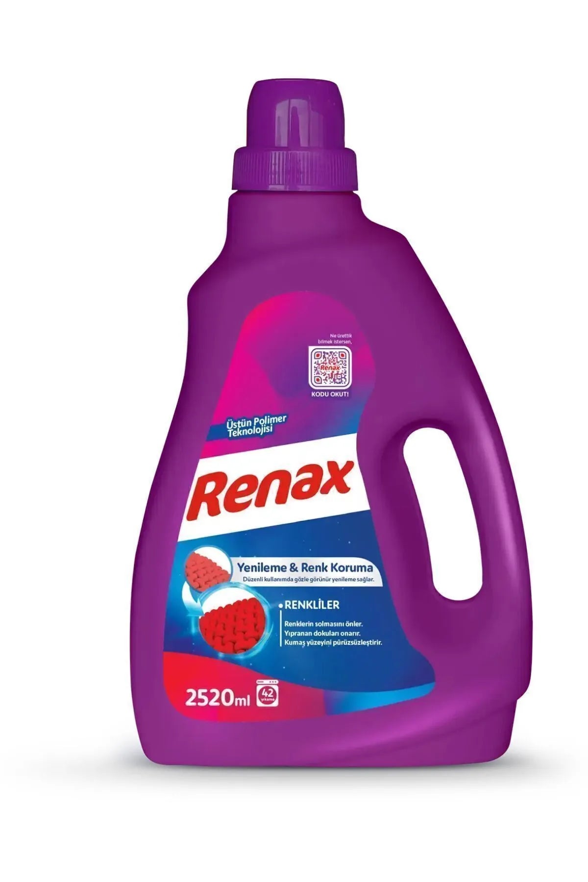 RENAX Vloeibaar Wasmiddel Kleuren 2520 ml