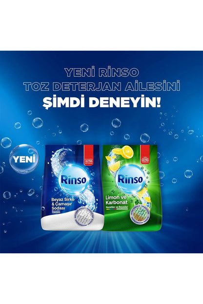 Rinso Toz Çamaşır Deterjanı 10 kg - 2 Adet (renkli + beyaz)