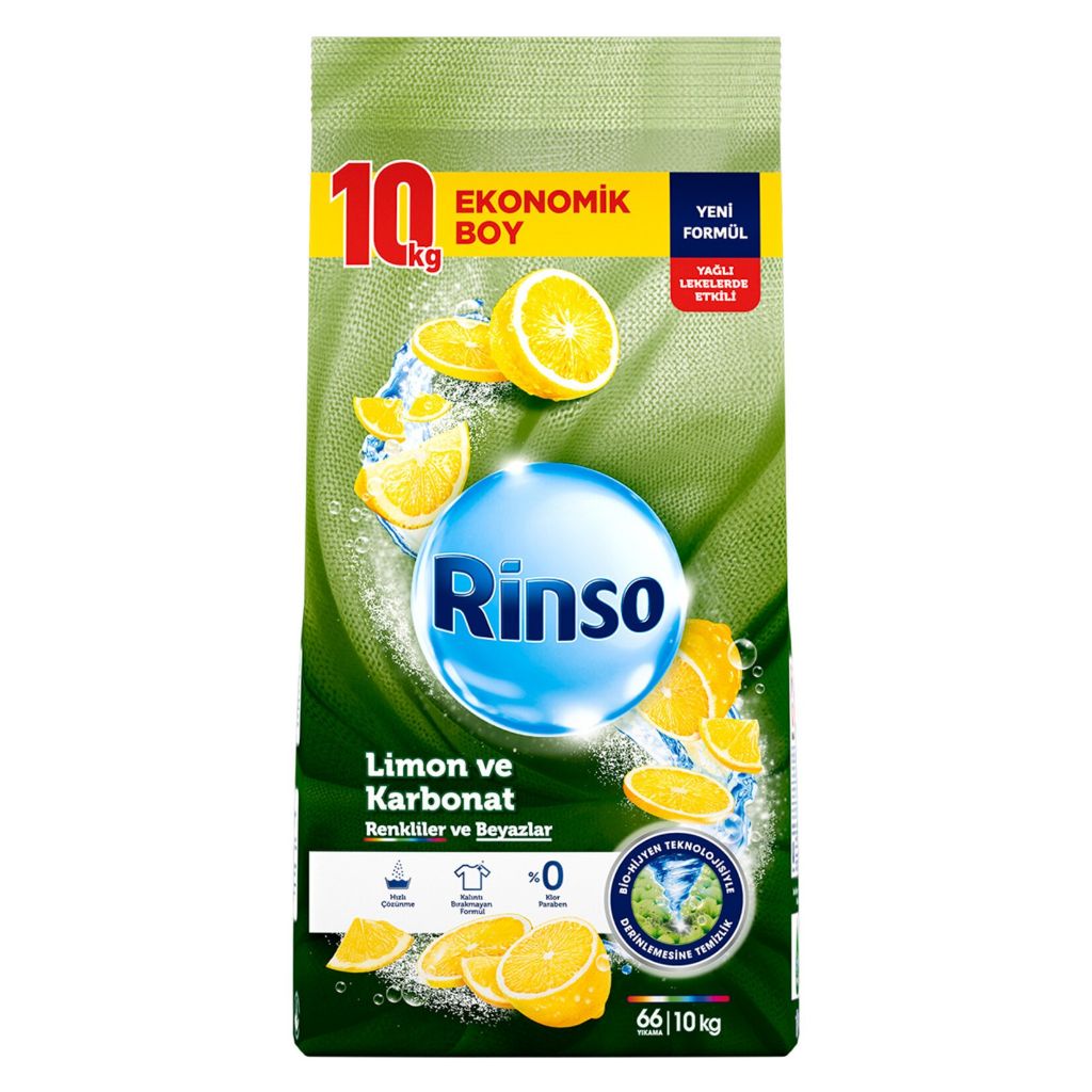 Rinso Poederwasmiddel 10 kg - 2 stuks (kleuren + wit)