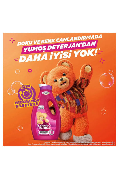 Yumoş Sıvı Deterjan Renkliler - 2520 ml 