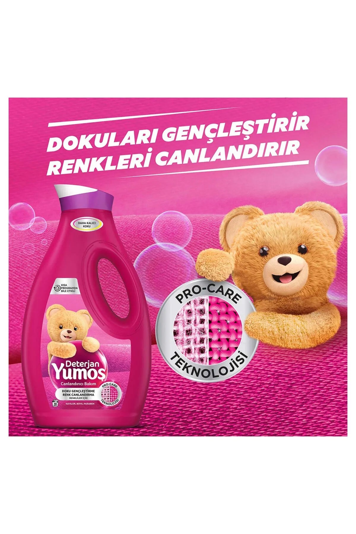 Yumoş Sıvı Deterjan Renkliler - 2520 ml 