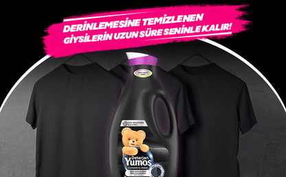 Yumoş Black and Dark Clothes Liquid Detergent - 2520 Ml